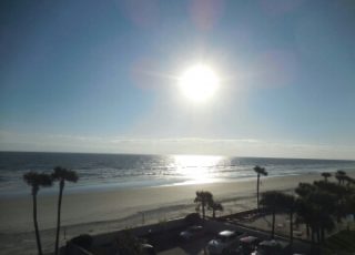 Early Morning Sun Over Daytona Beach