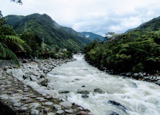 Andes Mountain Stream Near Quito, Ecuador