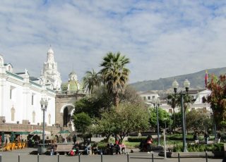 Cathedral and Plaza Grande, Quito, Ecuador