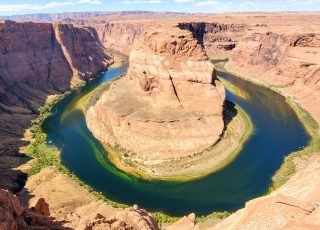 Horseshoe Bend In The Colorado River