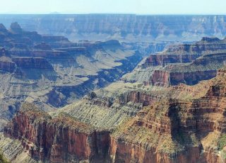 Panoramic View From North Rim Of The Grand Canyon