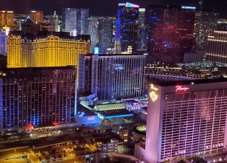 Las Vegas Strip Viewed From “High Roller” Observation Wheel