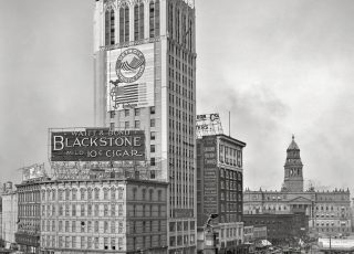Cadillac Square, Detroit, 1912