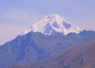 Peruvian Andes Snow-Covered Peaks