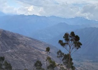 Panoramic View Of Peruvian Andes